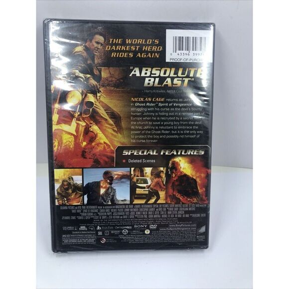 GHOST RIDER - Spirit of Vengeance - Nicolas Cage DVD NEW/SEALED - Picture 5 of 9